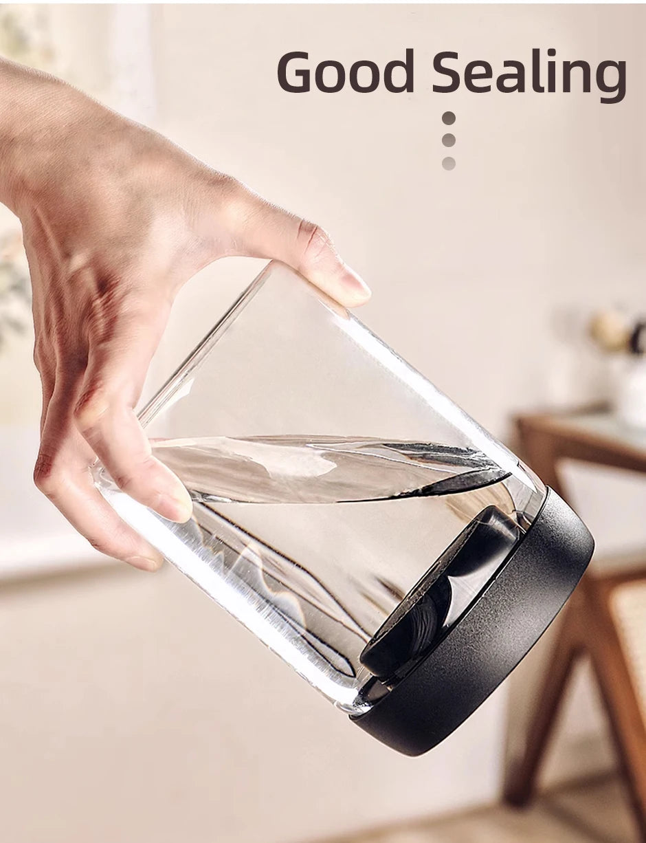 Vacuum-Sealed Glass Jar – Keeps Coffee, Tea & Grains Fresh!